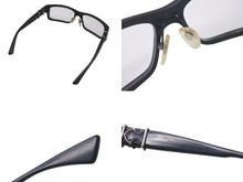 画像をギャラリービューアに読み込む, CHROME HEARTS クロムハーツ DSL 度入りメガネ 眼鏡 サイズ55□16-131 BSフレア マグネシウム シルバー925 美品 中古 4c075423