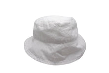 画像をギャラリービューアに読み込む, CHROME HEARTS クロムハーツ ベビー ハット帽 バケットハット コットン キッズ ホワイト 美品 中古 4c075428