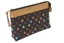 画像をギャラリービューアに読み込む, 極美品 LOUIS VUITTON ルイヴィトン ポシェット ヴォワヤージュ クラッチバッグ M83568 モノグラム クラギー Tyler The Creator 中古 4c075436