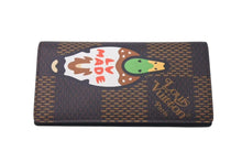 画像をギャラリービューアに読み込む, 新品未使用 LOUIS VUITTON × NIGO ルイヴィトン ニゴ ダミエ ジャイアント ポルトフォイユ ブラザ 長財布 N60393 ブラウン 中古 4c075437