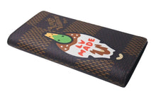 画像をギャラリービューアに読み込む, 新品未使用 LOUIS VUITTON × NIGO ルイヴィトン ニゴ ダミエ ジャイアント ポルトフォイユ ブラザ 長財布 N60393 ブラウン 中古 4c075437