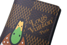 画像をギャラリービューアに読み込む, 新品未使用 LOUIS VUITTON × NIGO ルイヴィトン ニゴ ダミエ ジャイアント ポルトフォイユ ブラザ 長財布 N60393 ブラウン 中古 4c075437