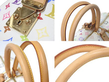画像をギャラリービューアに読み込む, 極美品 LOUIS VUITTON ルイヴィトン 村上隆 ボストンバッグ キーポル45 M92641 モノグラムマルチ ホワイト ゴールド金具 中古 4c075438