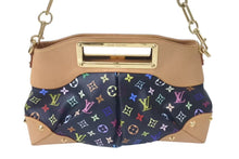 画像をギャラリービューアに読み込む, LOUIS VUITTON ルイヴィトン ショルダーバッグ ジュディMM 村上隆 M40256 モノグラムマルチカラー ブラック 美品 中古 4c075439
