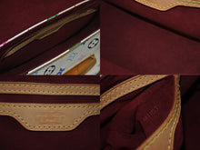 Load image into Gallery viewer, LOUIS VUITTON ルイヴィトン マリリンPM ハンドバッグ M40127 モノグラム マルチカラー ホワイト ゴールド金具 村上隆 美品 中古 4c075441