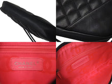 Load image into Gallery viewer, CHANEL シャネル カンボンライン ワンショルダーバッグ ココマーク 8番台 カーフスキン ブラック シルバー 金具 美品 中古 4c075443