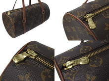 Load image into Gallery viewer, LOUIS VUITTON ルイヴィトン パピヨンPM 26 筒形 ハンドバック ブラウン モノグラム M51386 美品 中古 4c075450