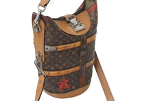 Load image into Gallery viewer, LOUIS VUITTON ルイヴィトン トランスフォームドモノグラム ダッフルバッグ ハンドバッグ M52276 ブラウン シルバー金具 美品 中古 4c075453
