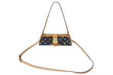 Load image into Gallery viewer, 極美品 LOUIS VUITTON ルイヴィトン 村上隆 シャーリー M40050 モノグラムマルチ ブラック ゴールド金具 中古 4c075454