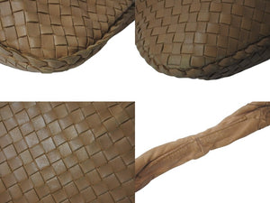 BOTTEGA VENETA Intrecciato Hobo Bag One Shoulder Bag Leather Beige 115653 Good Condition Used 4c075457