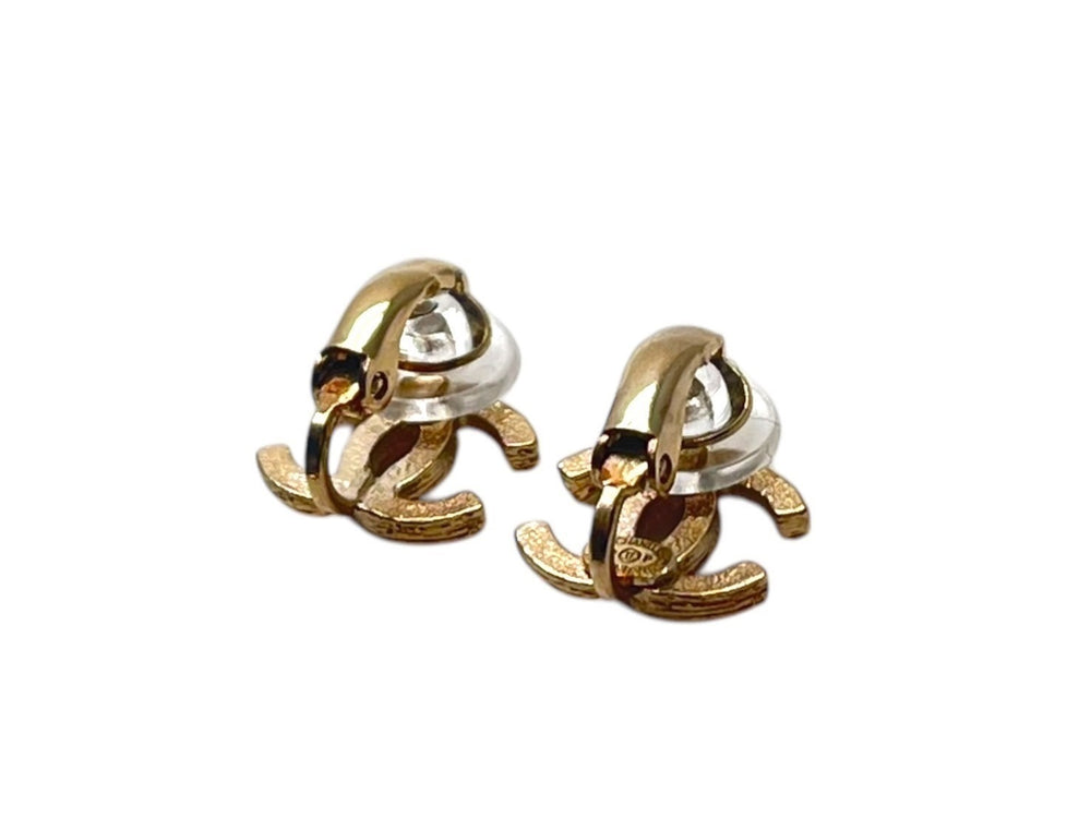 極美品 CHANEL シャネル イヤリング ココマーク アクセサリー A12P刻印 GP 1.5g ゴールド金具 中古 4c075482
