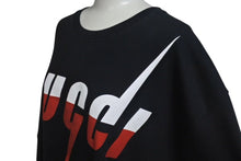 画像をギャラリービューアに読み込む, GUCCI グッチ ブレードプリント 半袖Tシャツ ブランドロゴ 565806 XJAZY コットン ブラック サイズXXXL 美品 中古 4c075497