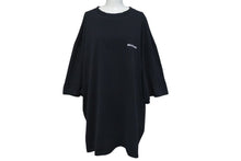 Load image into Gallery viewer, BALENCIAGA バレンシアガ 半袖Ｔシャツ DEFILE ロゴ 2020年 ブラック コットン サイズS 641614 美品 中古 4c075499