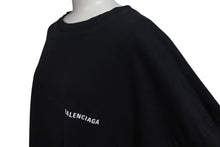 Load image into Gallery viewer, BALENCIAGA バレンシアガ 半袖Ｔシャツ DEFILE ロゴ 2020年 ブラック コットン サイズS 641614 美品 中古 4c075499