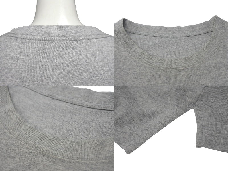 BALENCIAGA バレンシアガ 21AW ターニングロゴプリント 半袖Ｔシャツ グレー コットン サイズ4 675016 中古 4c075501
