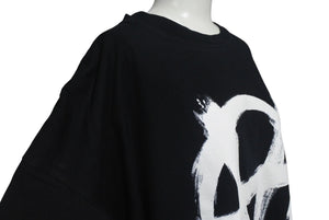 極美品 VETEMENTS ヴェトモン 21SS Anarchy Gothic Logo 半袖Ｔシャツ ブラック コットン サイズS UE51TR640B 中古 4c075506