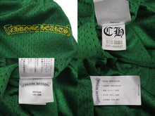 画像をギャラリービューアに読み込む, 新品未使用 ChromeHearts クロムハーツ SHORTUVARSITY CHプリントメッシュハーフパンツ グリーン イエロー サイズM 4c075554