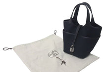 Load image into Gallery viewer, 極美品 HERMES エルメス ピコタンロック ブラック カーゴ PM ハンドバッグ トワル×スイフト 中古 B刻印 4c075557