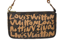 画像をギャラリービューアに読み込む, LOUIS VUITTON ルイヴィトン ポシェットアクセソワ―ル アクセサリーポーチ M92193 モノグラム グラフィティ PVC 中古 4c075562