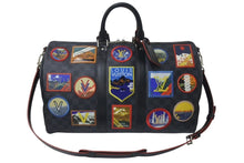 画像をギャラリービューアに読み込む, LOUIS VUITTON ルイヴィトン アルプス キーポル バンドリエール45 ボストンバッグ ダミエグラフィット N40043 ブラック PVC レザー シルバー金具 中古 4c075564