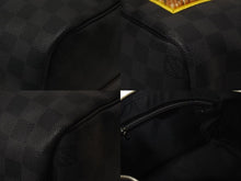 画像をギャラリービューアに読み込む, LOUIS VUITTON ルイヴィトン アルプス キーポル バンドリエール45 ボストンバッグ ダミエグラフィット N40043 ブラック PVC レザー シルバー金具 中古 4c075564