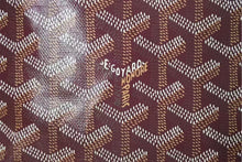 画像をギャラリービューアに読み込む, 新品未使用 GOYARD ゴヤール ボエム ホーボー バッグ トートバッグ ブラック ボルドー PVC レザー BOHEMEPMLTY01CL01P シルバー金具 中古 4c075568