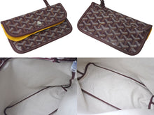 画像をギャラリービューアに読み込む, 新品未使用 GOYARD ゴヤール ボエム ホーボー バッグ トートバッグ ブラック ボルドー PVC レザー BOHEMEPMLTY01CL01P シルバー金具 中古 4c075568