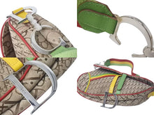 Load image into Gallery viewer, 極美品 Christian Dior クリスチャンディオール サドルバッグ ハンドバッグ ラスタカラー シルバー 04年 中古 4c075569