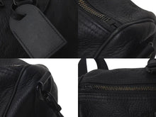 画像をギャラリービューアに読み込む, LOUIS VUITTON ルイヴィトン キーポル バンドリエール 35 ボストンバッグ M22765 ブラック トリヨンレザー ブラック金具 中古 4c075573