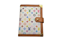 画像をギャラリービューアに読み込む, LOUIS VUITTON ルイヴィトン アジェンダPM 手帳カバー R20896 モノグラム マルチカラー PVC レザー 村上隆 美品 中古 4c075577