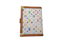 画像をギャラリービューアに読み込む, LOUIS VUITTON ルイヴィトン アジェンダPM 手帳カバー R20896 モノグラム マルチカラー PVC レザー 村上隆 美品 中古 4c075577