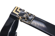 画像をギャラリービューアに読み込む, LOUIS VUITTON ルイヴィトン サングラス Z1165E 1.1 ミリオネア ブラック 58□17 145 ゴールド金具 美品 中古 4c075579