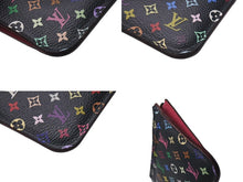 画像をギャラリービューアに読み込む, LOUIS VUITTON ルイヴィトン ポシェット クレ コインケース M93735 モノグラム マルチカラー PVC レザー ゴールド金具 美品 中古 4c075597