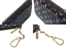 画像をギャラリービューアに読み込む, LOUIS VUITTON ルイヴィトン ポシェット クレ コインケース M93735 モノグラム マルチカラー PVC レザー ゴールド金具 美品 中古 4c075597