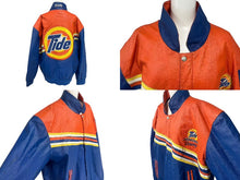 画像をギャラリービューアに読み込む, JEFFHAMILTON ジェフハミルトン レザージャケット シングルライダースジャケット China製 ブルー オレンジ サイズXL 良品 中古 4c075599