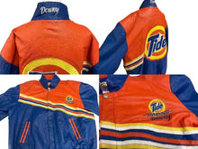 画像をギャラリービューアに読み込む, JEFFHAMILTON ジェフハミルトン レザージャケット シングルライダースジャケット China製 ブルー オレンジ サイズXL 良品 中古 4c075599