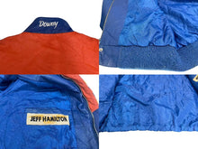 画像をギャラリービューアに読み込む, JEFFHAMILTON ジェフハミルトン レザージャケット シングルライダースジャケット China製 ブルー オレンジ サイズXL 良品 中古 4c075599