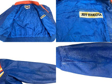 画像をギャラリービューアに読み込む, JEFFHAMILTON ジェフハミルトン レザージャケット シングルライダースジャケット China製 ブルー オレンジ サイズXL 良品 中古 4c075599