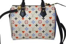 Load image into Gallery viewer, 極美品 LOUIS VUITTON ルイヴィトン 20AW モノグラム ゲームオン スピーディ バンドリエール 25 ハンドバッグ M57466 ホワイト マルチカラー ショルダー 中古 4c075621