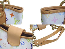 Load image into Gallery viewer, 極美品 LOUIS VUITTON ルイヴィトン 村上隆 ハンドバッグ アニー M40307 モノグラムマルチ ホワイト ゴールド金具 中古 4c075623