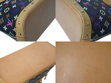 Load image into Gallery viewer, LOUIS VUITTON ルイヴィトン アルマ ハンドバッグ M92646 モノグラム マルチカラー ブラック 村上隆 美品 中古 4c075623