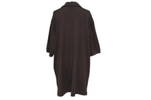 Load image into Gallery viewer, OAKLEY オークリー ロゴ ポロシャツ ヴィンテージ 96548 ナイロン ブラウン ホワイト サイズM 美品 中古 4c075625