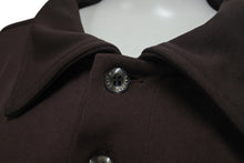 Load image into Gallery viewer, OAKLEY オークリー ロゴ ポロシャツ ヴィンテージ 96548 ナイロン ブラウン ホワイト サイズM 美品 中古 4c075625