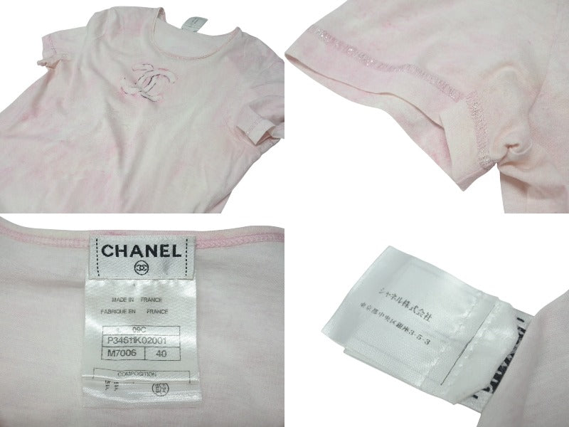 CHANEL シャネル Tシャツ ココマーク タイダイ柄 P34611K02001