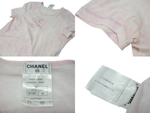 画像をギャラリービューアに読み込む, CHANEL シャネル Tシャツ ココマーク タイダイ柄 P34611K02001 フランス製 コットン ピンク 34 美品 中古 4c075633