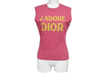 Load image into Gallery viewer, ChristianDior クリスチャンディオール J'ADORE ジャドール タンクトップ 2A12155300 サイズ40 ガリアーノ期 ピンク 美品 中古 4c075635
