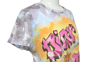 Very good condition CHRISTIAN DIOR Christian Dior Galliano period KAOS T-shirt 4P16155205 Gray Graphic 40 Used 4c075638