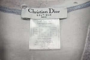 Very good condition CHRISTIAN DIOR Christian Dior Galliano period KAOS T-shirt 4P16155205 Gray Graphic 40 Used 4c075638