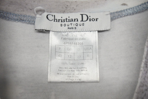 Very good condition CHRISTIAN DIOR Christian Dior Galliano period KAOS T-shirt 4P16155205 Gray Graphic 40 Used 4c075638