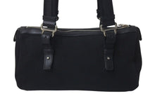 Load image into Gallery viewer, YVES SAINT LAURENT イヴサンローラン カハラ ロゴ ハンドバッグ ショルダーバッグ ブラック シルバー金具 美品 中古 4c075646